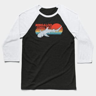 Ningaloo Coral Bay Whitetip Reef Shark Baseball T-Shirt